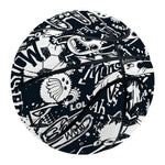 Graffiti Monster Characters Print Basketball