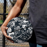 Graffiti Monster Characters Print Basketball