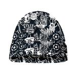 Graffiti Monster Characters Print Beanie