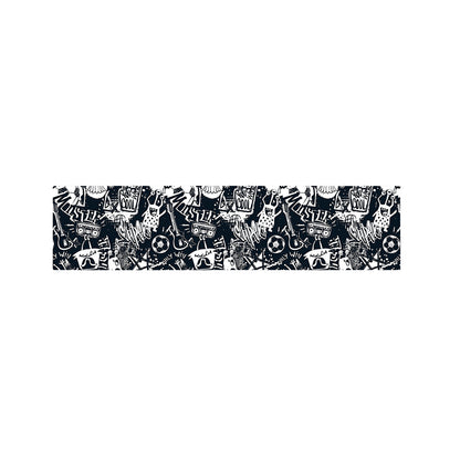 Graffiti Monster Characters Print Bed Runner