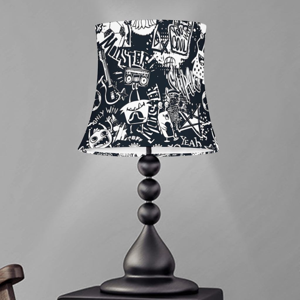 Graffiti Monster Characters Print Bell Lamp Shade