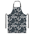 Graffiti Monster Characters Print Bib Apron With Pocket