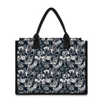 Graffiti Monster Characters Print Canvas Tote Bag
