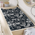 Graffiti Monster Characters Print Changing Pad Cover