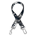 Graffiti Monster Characters Print Dog Seat Belt