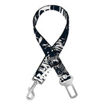 Graffiti Monster Characters Print Dog Seat Belt