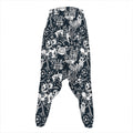 Graffiti Monster Characters Print Hammer Pants