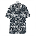 Graffiti Monster Characters Print Hawaiian Shirt