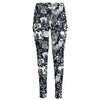 Graffiti Monster Characters Print High-Waisted Pocket Leggings