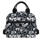 Graffiti Monster Characters Print Insulated Lunch Bag