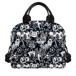 Graffiti Monster Characters Print Insulated Lunch Bag