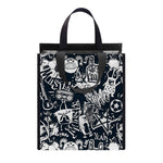 Graffiti Monster Characters Print Insulated Lunch Tote