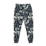 Graffiti Monster Characters Print Jogger Pants