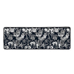 Graffiti Monster Characters Print Long Kitchen Mat