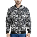 Graffiti Monster Characters Print Men's Bomber Jacket
