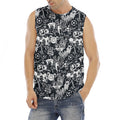 Graffiti Monster Characters Print Men's Fitness Tank Top