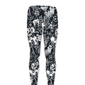 Graffiti Monster Characters Print Men's Leggings