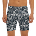 Graffiti Monster Characters Print Men's Long Boxer Briefs