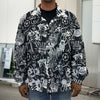 Graffiti Monster Characters Print Men's Shirt Jacket