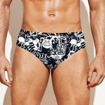Graffiti Monster Characters Print Men's Swim Briefs