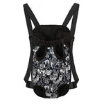 Graffiti Monster Characters Print Pet Carrier Backpack