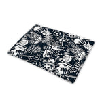 Graffiti Monster Characters Print Pet Cooling Mat Cover