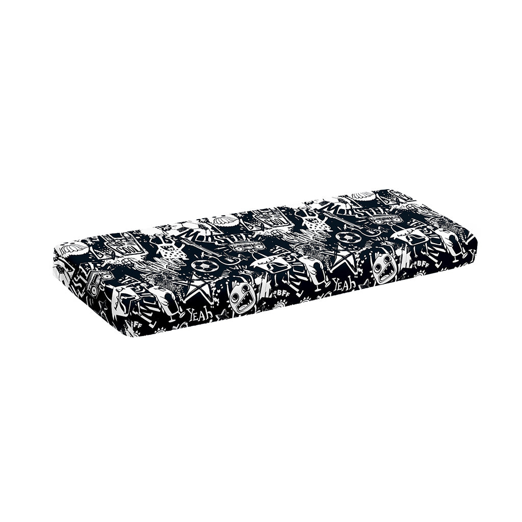 Graffiti Monster Characters Print Piano Keyboard Cover