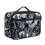 Graffiti Monster Characters Print Portable Lunch Bag