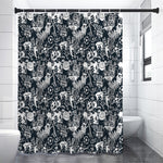 Graffiti Monster Characters Print Premium Shower Curtain