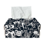 Graffiti Monster Characters Print Rectangle Tissue Box Cover