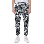 Graffiti Monster Characters Print Scuba Joggers