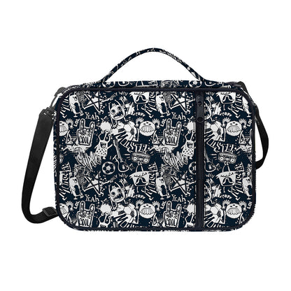 Graffiti Monster Characters Print Shoulder Strap Bible Bag