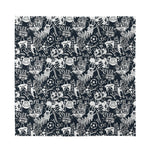 Graffiti Monster Characters Print Silk Bandana