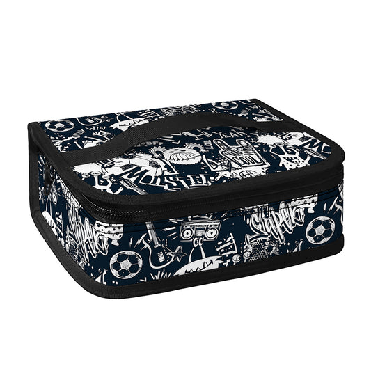 Graffiti Monster Characters Print Small Lunch Bag