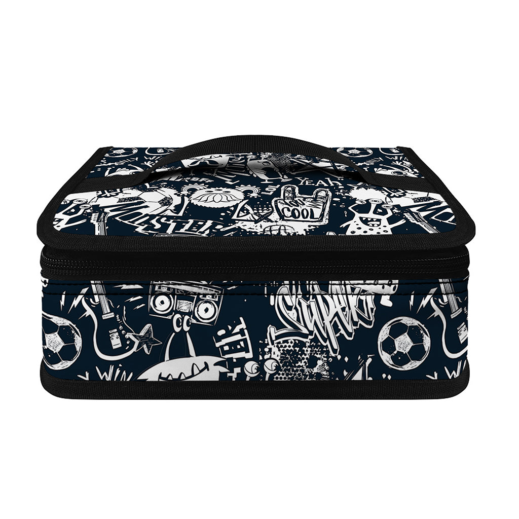 Graffiti Monster Characters Print Small Lunch Bag