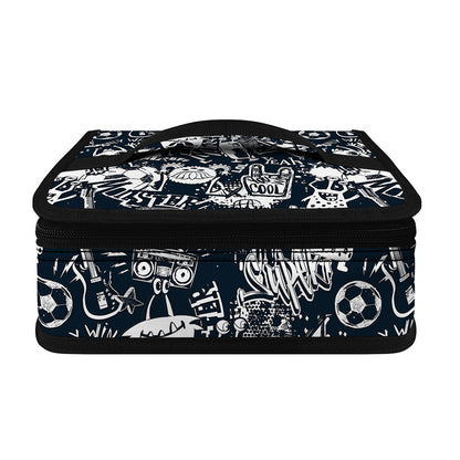 Graffiti Monster Characters Print Small Lunch Bag