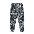 Graffiti Monster Characters Print Sweatpants