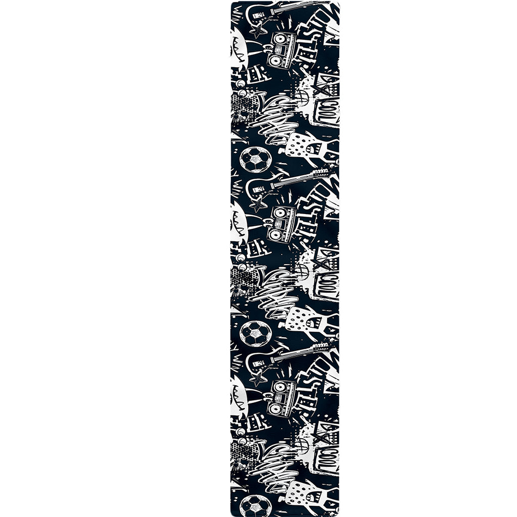 Graffiti Monster Characters Print Table Runner