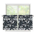 Graffiti Monster Characters Print Tier Curtains