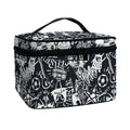 Graffiti Monster Characters Print Travel Makeup Bag