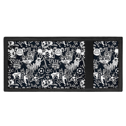 Graffiti Monster Characters Print Trifold Wallet