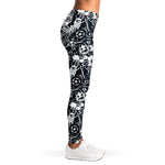 Graffiti Monster Characters Print Women's Leggings