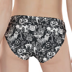 Graffiti Monster Characters Print Women's Panties