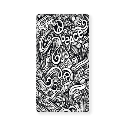 Graffiti Surfing Pattern Print Baby Crib Sheet