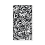 Graffiti Surfing Pattern Print Baby Crib Sheet