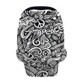 Graffiti Surfing Pattern Print Baby Seat Cover