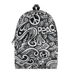 Graffiti Surfing Pattern Print Backpack