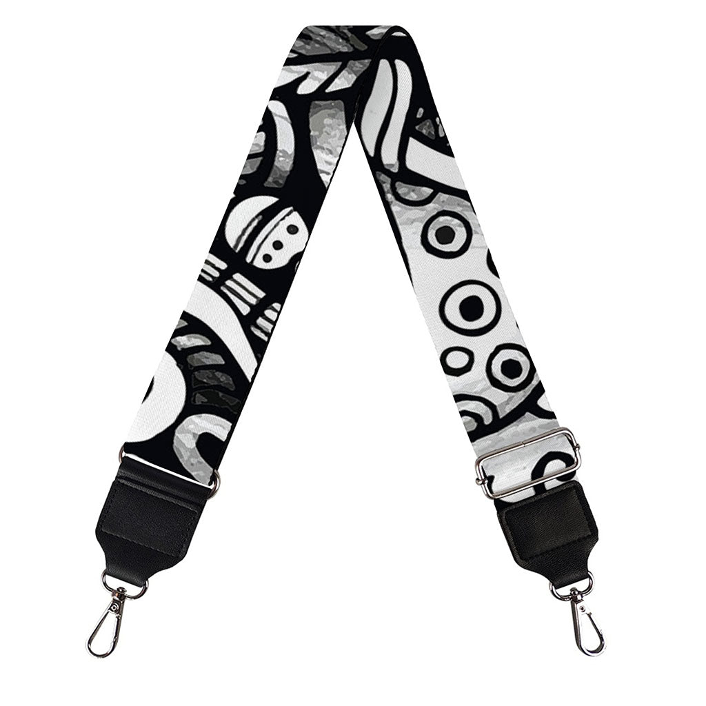 Graffiti Surfing Pattern Print Bag Strap