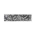 Graffiti Surfing Pattern Print Bed Runner