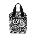 Graffiti Surfing Pattern Print Bible Tote Bag